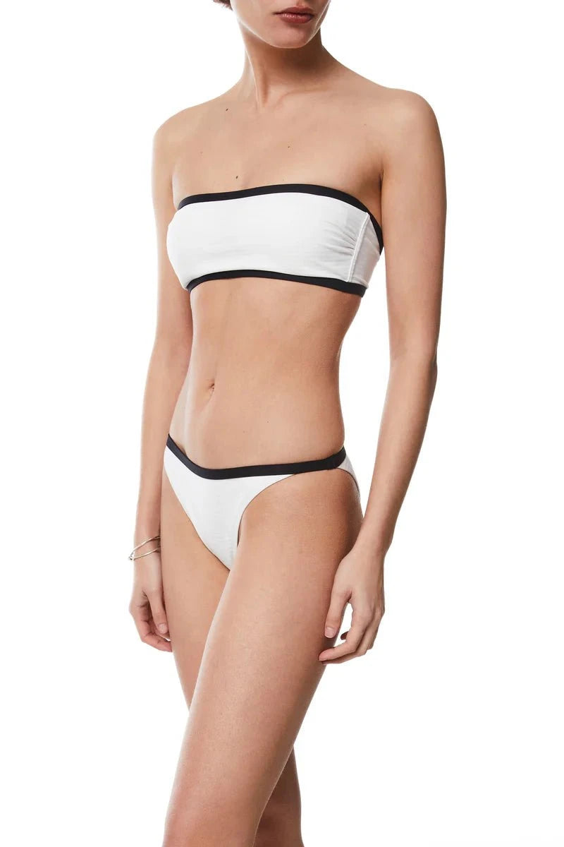 Bikini Kiohne June/Reef Bandeau Bikini White Apoella