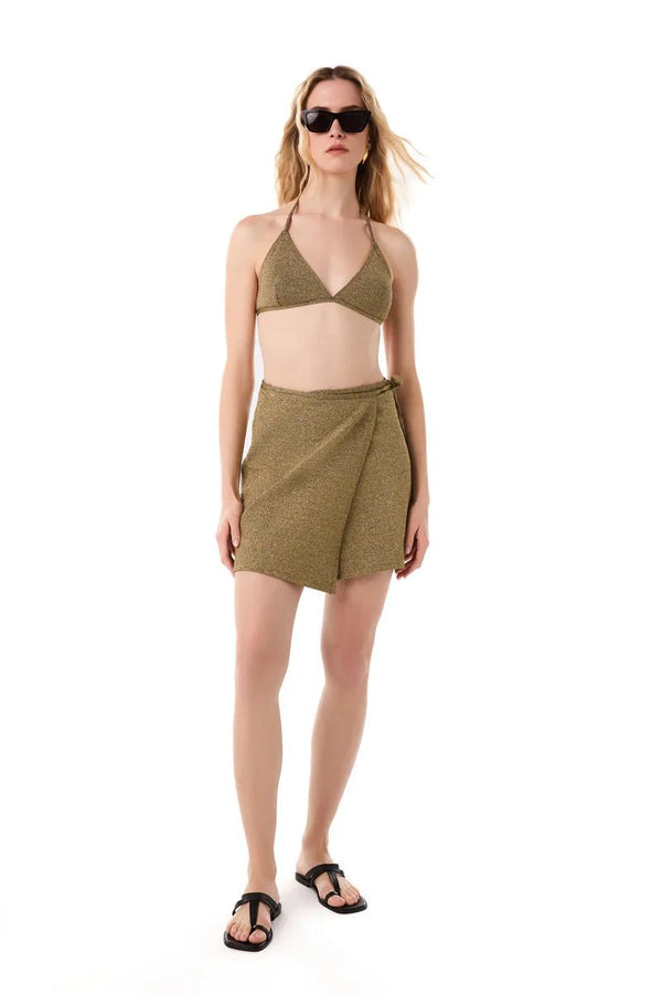 Bikini Kiohne Ocean/Zoe Triangle Bikini Gold Apoella