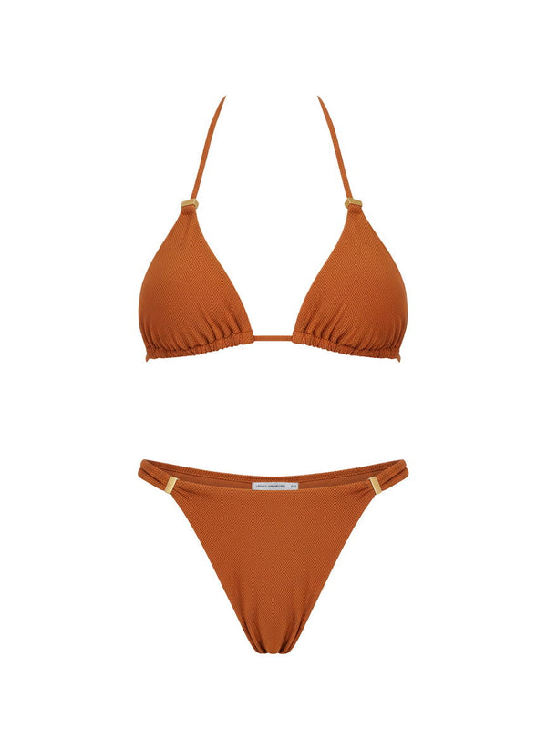 Bikini Lenny Niemeyer Adjustable Halter Bikini Hazelnut Apoella