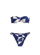 Bikini Lenny Niemeyer Drop Bandeau Adjustable Bikini Abstract Apoella