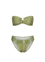 Bikini Lenny Niemeyer Drop Bandeau Draped Bikini Labyrinth Apoella
