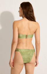 Bikini Lenny Niemeyer Drop Bandeau Draped Bikini Labyrinth Apoella