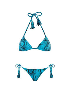 Bikini ma Mandala Braided Bikini Blue Snake Apoella