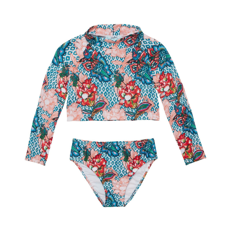 Bikini Marie Raxevsky Long Sleeve Crop Top Bikini Frida Apoella