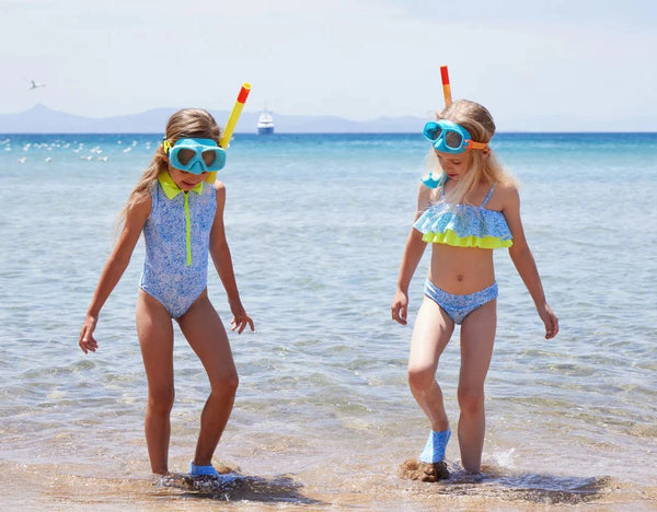 Bikini Marie Raxevsky Ruffled Neon Top Bikini Iris Apoella