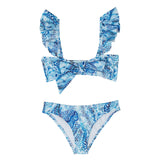 Bikini Marie Raxevsky Tie Knot Bikini Waves Apoella