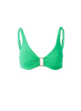 Bikini Melissa Odabash Bel Air Over The Shoulder Bikini Top Green Apoella