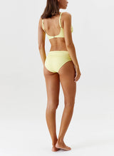 Bikini Melissa Odabash Bel Air Over The Shoulder Bikini Top Sunray Ribbed Apoella