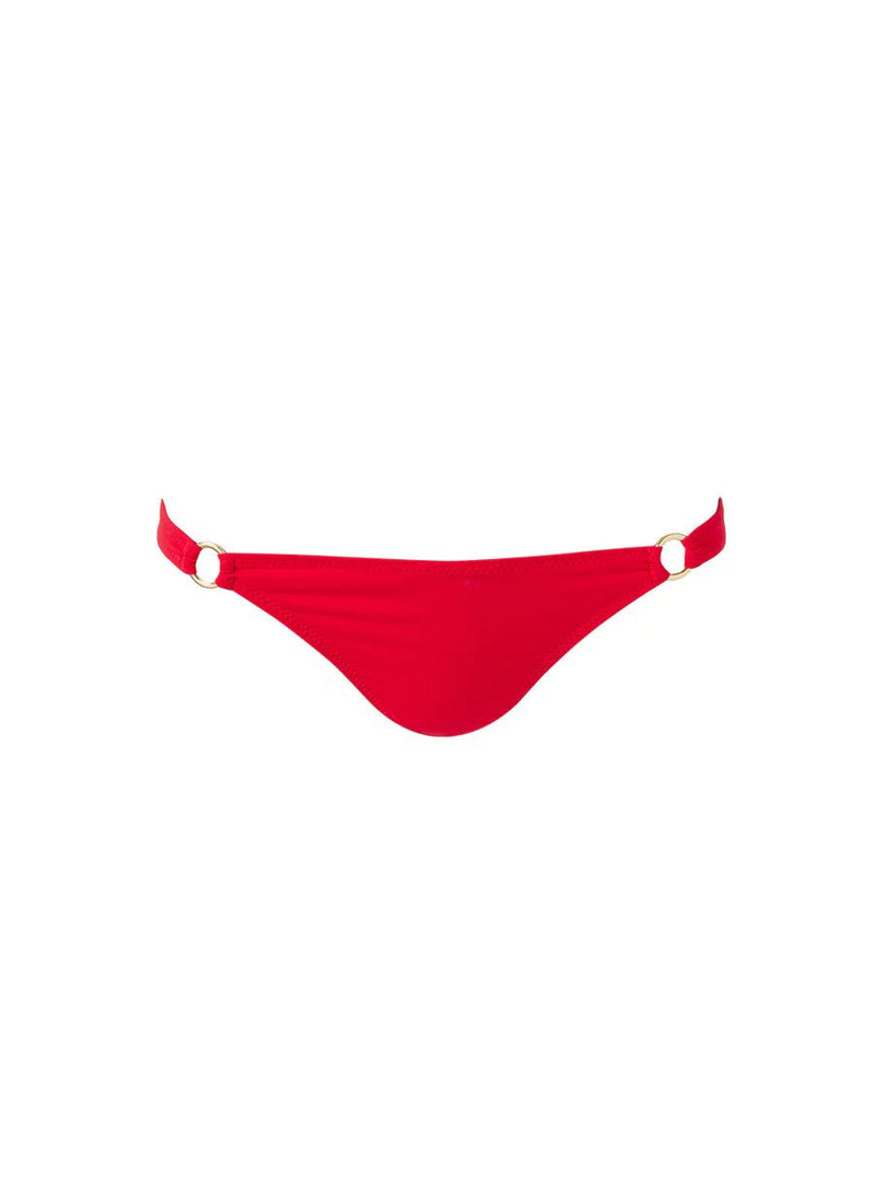 Bikini Melissa Odabash Greece Ring Detail Bikini Bottom Red Apoella