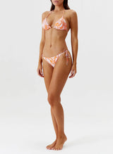 Bikini Melissa Odabash Miami Triangle Ring Detail Bikini Top Mirage Orange Apoella