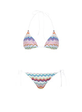 Bikini Missoni Triangle Bikini Micro Chevron Lurex Light Multi Apoella