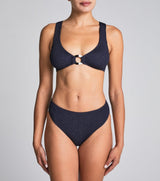 Bikini Stefania Frangista Ali Hoop Over The Shoulder Bikini Seersucker Cream Apoella