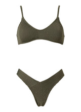 Bikini Stefania Frangista Astrid Athletic Bikini Curly Khaki Apoella