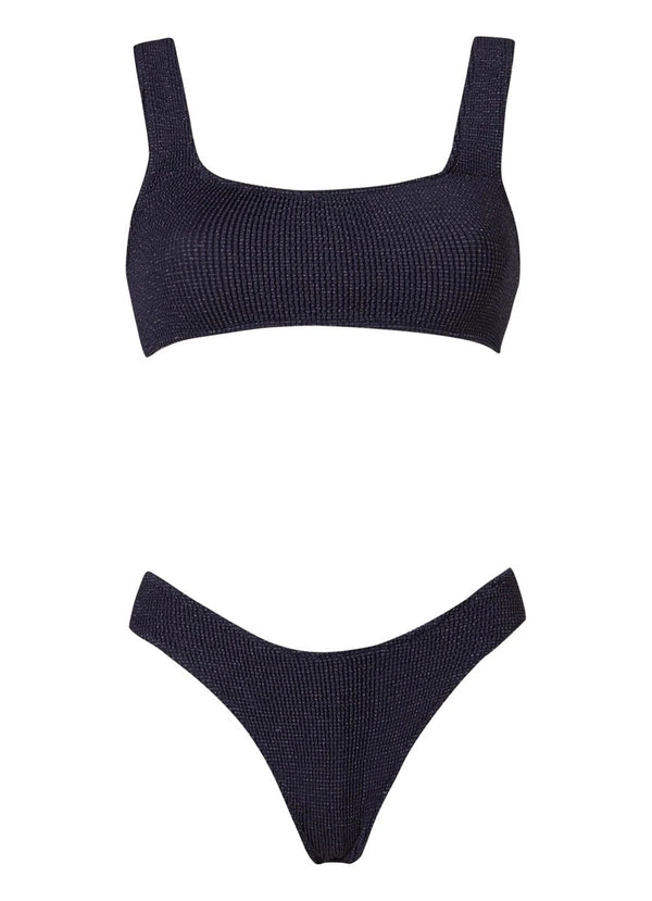 Bikini Stefania Frangista August Athletic Bikini Seersucker Blue Apoella