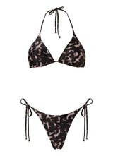 Bikini Stefania Frangista Bruna Triangle Bikini Blots Silver Animal Print Apoella
