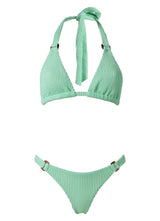 Bikini Stefania Frangista Dahlia Halter Bikini Curly Pistachio Apoella