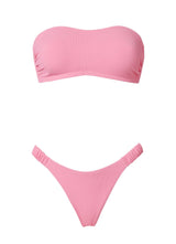 Bikini Stefania Frangista Evelyn Bandeau Bikini Rib Pink Apoella