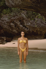 Bikini Stefania Frangista Melita Bandeau Bikini Curly Ciel Apoella