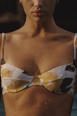 Bikini Stefania Frangista Prince Cup Bikini Jacquard Yellow Apoella
