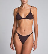 Bikini Stefania Frangista Quinn Triangle Bikini Rib Chocolate Apoella