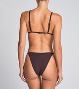 Bikini Stefania Frangista Quinn Triangle Bikini Rib Chocolate Apoella