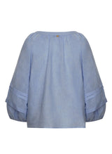 Blouses APOELLA Kalli Balloon Sleeve Top Sky Apoella