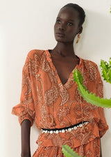 Blouses Scarlett Poppies Hina Top Burnt Orange Apoella