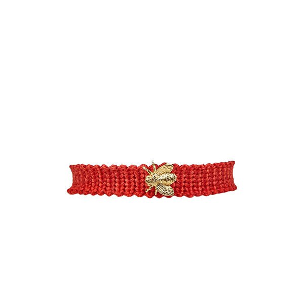 Bracelets Antonia Karra Melissa Macrame Bracelet Coral Gold Plated O/S Apoella