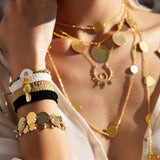 Bracelets Antonia Karra Sophia Coin Bracelet O/S / Gold Apoella