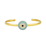 Bracelets Marianna Lemos Mati Bangle Gold/Aqua Apoella