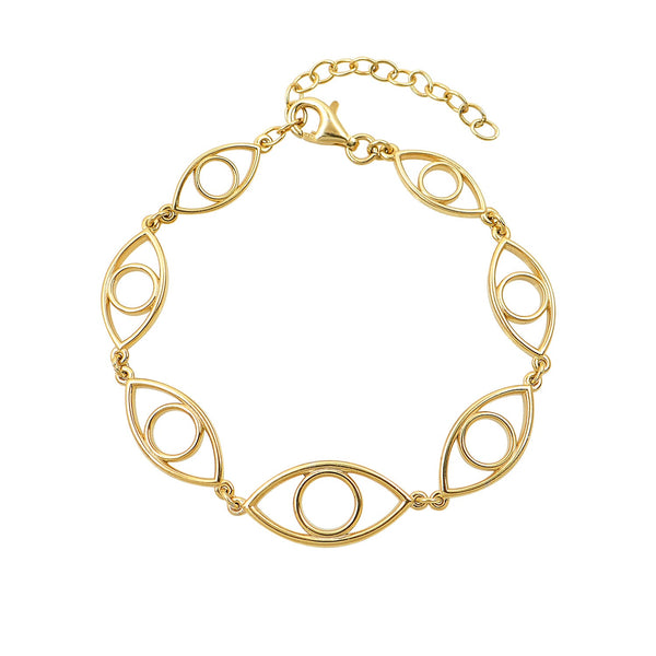 Bracelets Marianna Lemos Multi Eye Bracelet Gold O/S Apoella