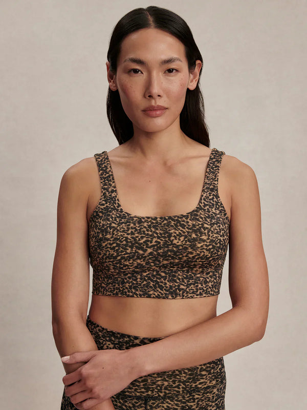 Bralette Varley Freesoft Cori Bralette Brown Contrast Cheetah Apoella