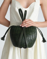 Bucket Bags Callista Crafts Woven Lea Bag Leather Green O/S Apoella