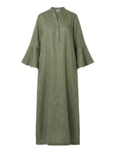 Caftans APOELLA Victoria Frill Caftan Khaki Apoella