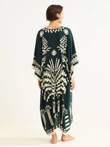 Caftans Eres Holi V Neck Caftan Scarabee Panama O/S / Scarabee Apoella
