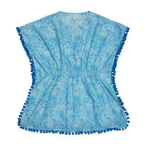 Caftans Marie Raxevsky Sleeveless Pom Pom Caftan Iris Apoella