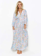 Caftans Melissa Odabash Natalie Maxi Caftan Riviera O/S / Riviera Apoella