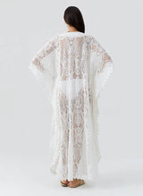 Caftans Melissa Odabash Yasin Lace Caftan White O/S / White Apoella