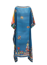 Caftans RIANNA + NINA Tependris Kaftan Futuristic Naftis Olympic Blue/Futuristic Black O/S / Olympic Blue Apoella