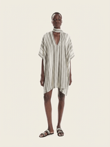 Caftans Zeus+Dione Fibrix Caftan Khaki/Ivory Apoella