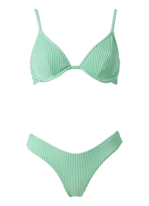 - Calisa Cap Bikini Curly Pistachio Apoella