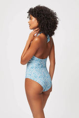 - Camps Bay Beach U Bar One Piece Paisley Navy Apoella