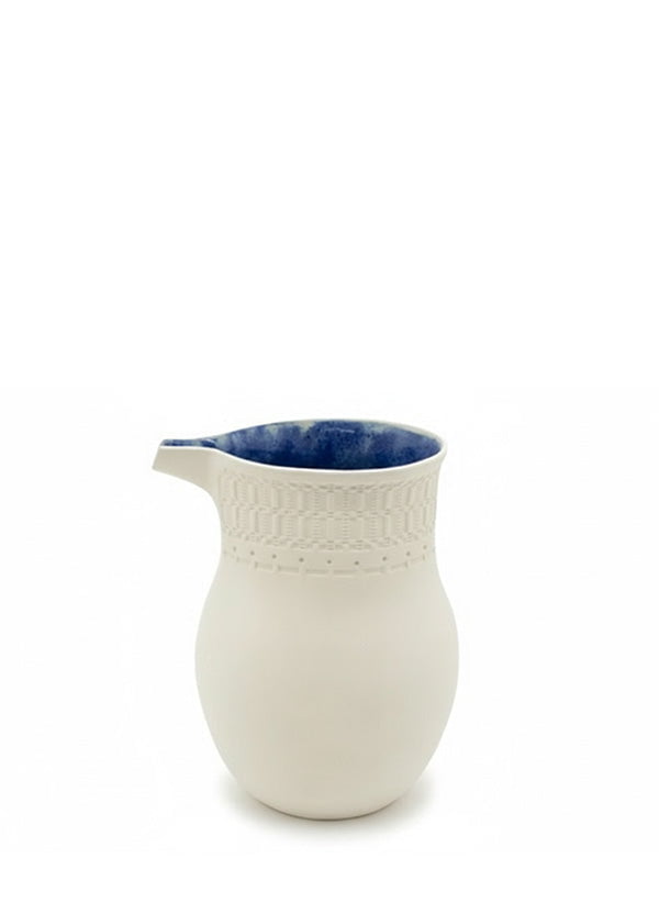 Carafes Zeus n Dione Hydria Carafe Ivory Matte Blue O/S / Ivory Navy Blue Apoella