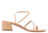 - Chora Block Heel Sandals Natural Apoella