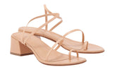 - Chora Block Heel Sandals Natural Apoella