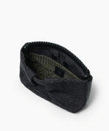 Clutch Callista Crafts Maxi Pleated Clutch Black Leather & Straw O/S Apoella