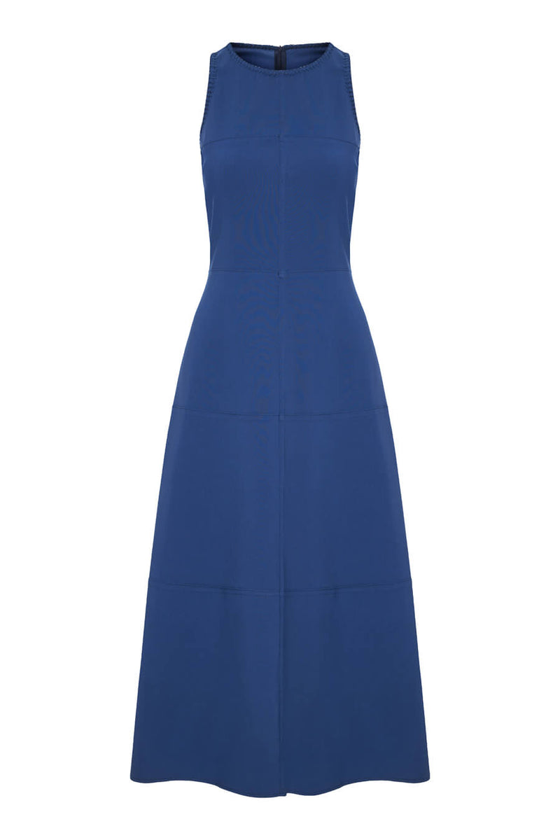 - Coco Long Dress Night Blue Apoella