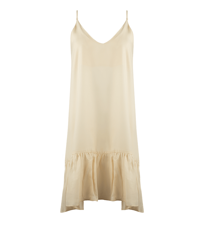 Dresses Apoella Ariadne Strap Short Frill Dress Cream Cream / S/M Apoella