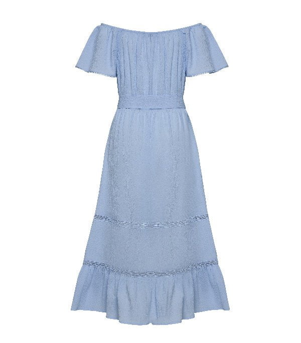 Dresses Apoella Christianna Off Shoulder Long Dress Sky Apoella