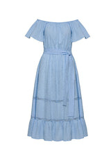 Dresses Apoella Christianna Off Shoulder Long Dress Sky Apoella